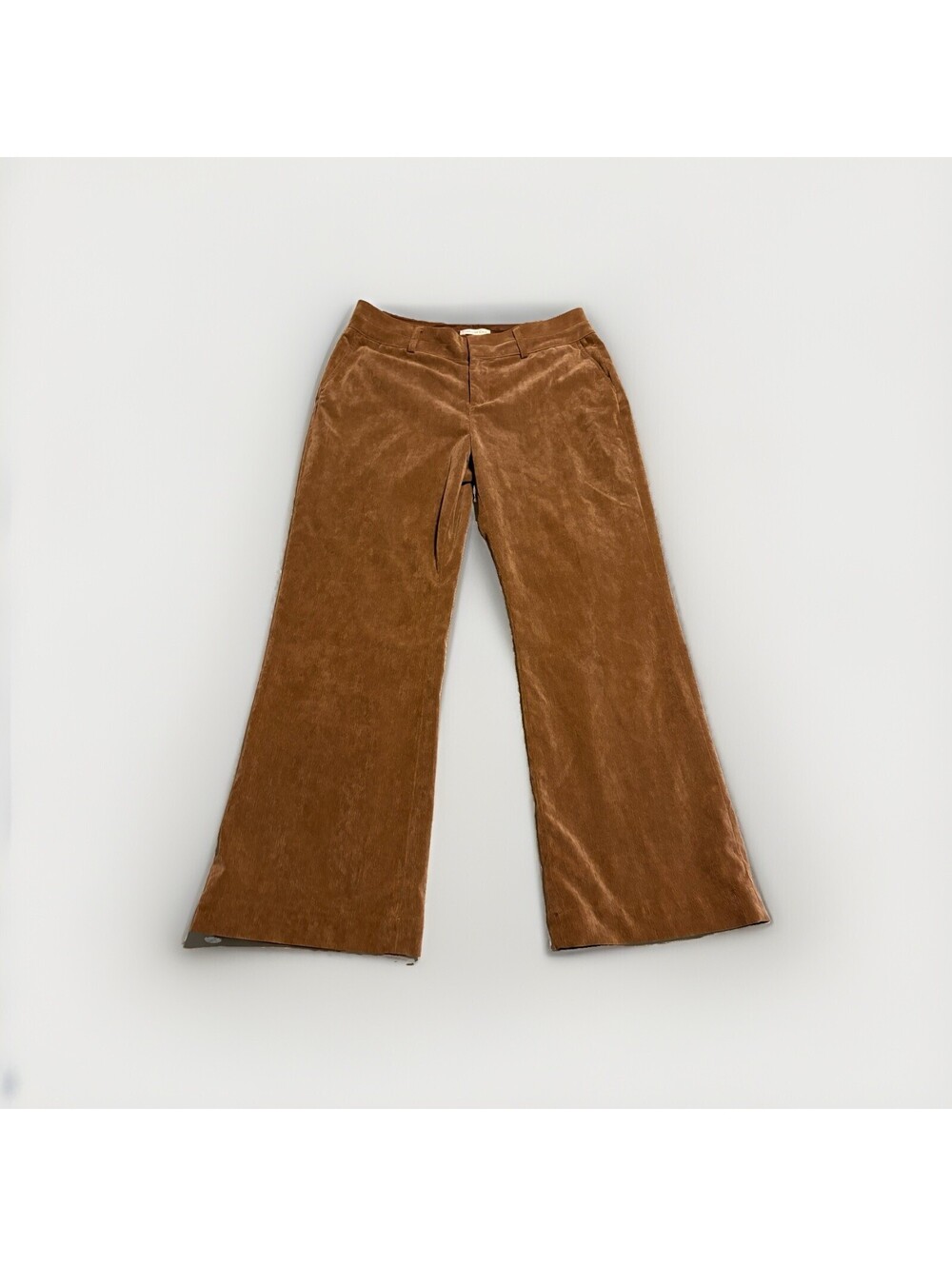 Coldwater Creek Brown Velour Dress Pants Slacks P12